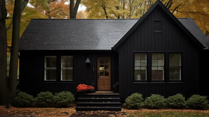 The Appeal of a Black Siding House