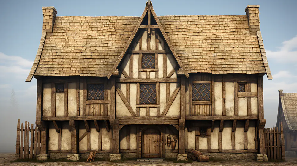 Board and batten siding in the middle ages