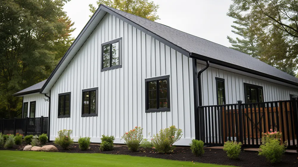 Board and batten siding