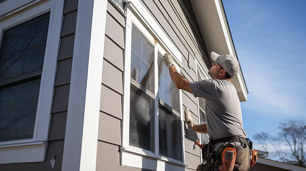 A good siding contractor working