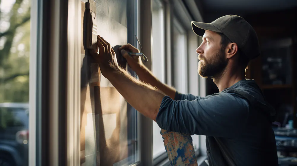 Installing a window film