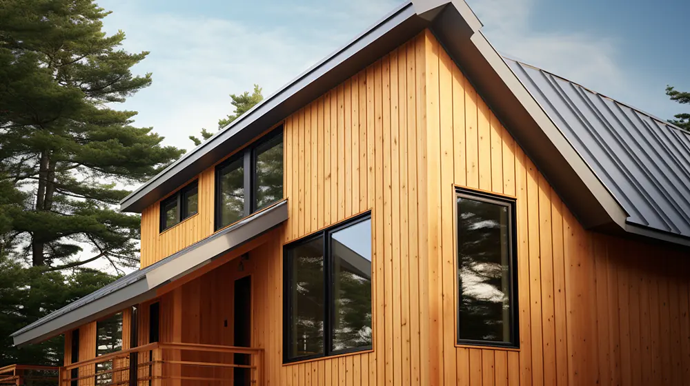 Tongue and groove vertical siding